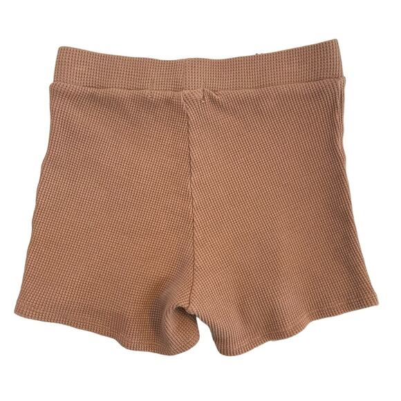 Frankie’s Bikinis Oliver Camel Thermal Waffle Short Small NWT - Picture 4 of 8